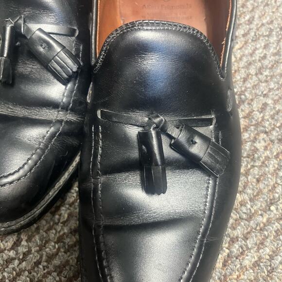 Allen Edmonds Grayson Black Leather Tassel Slip On Office Dapper Loafers 10 main image 5